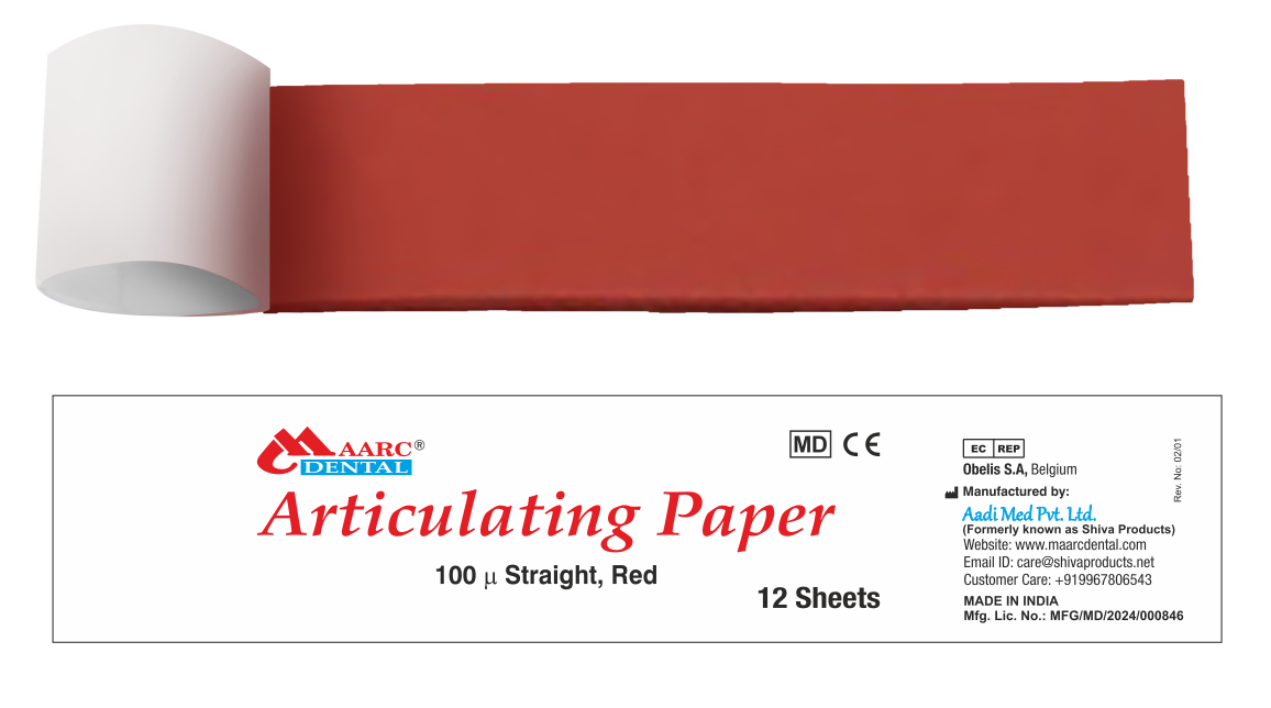 Articulating Paper 100µ - Red - Image 4
