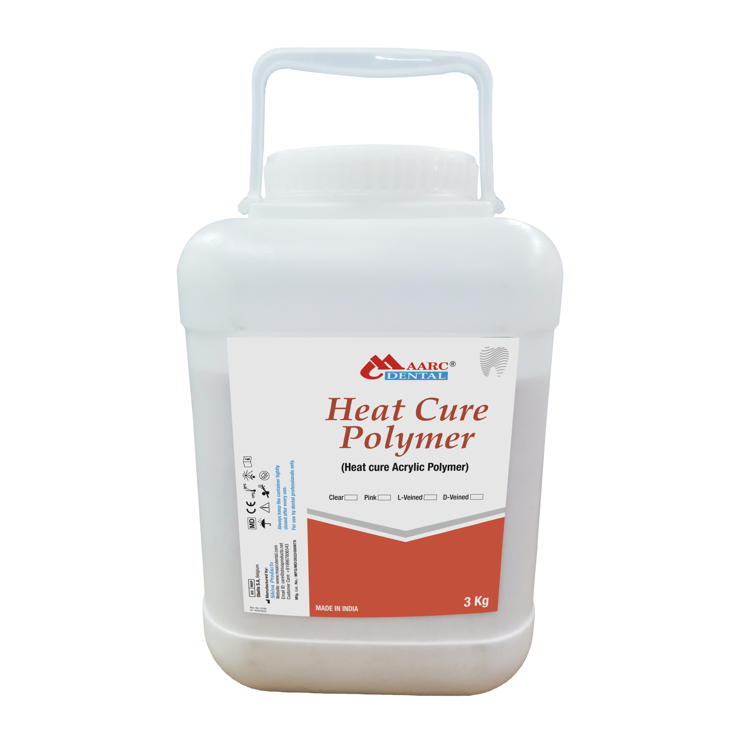 Heat Cure Powder - Pink - Image 3