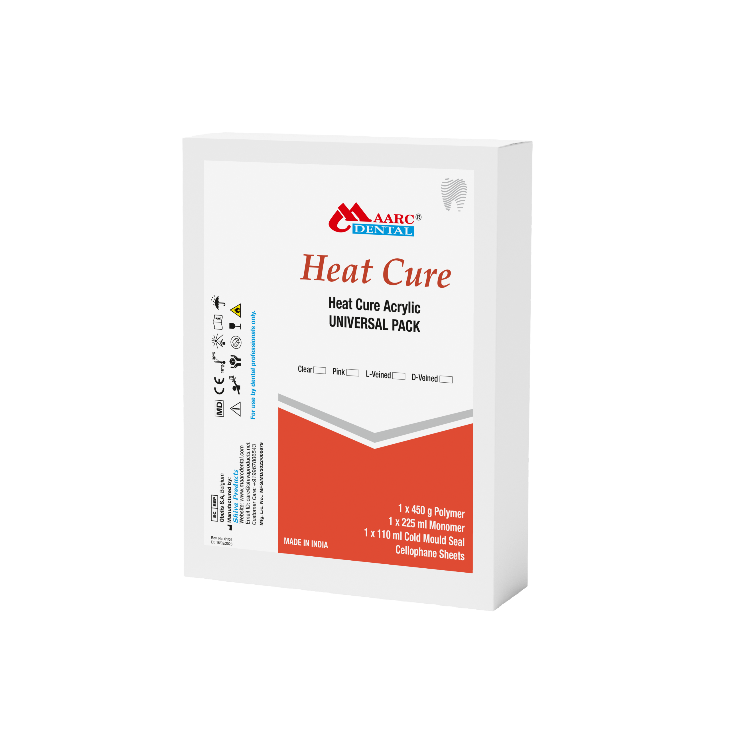 Heat Cure Powder - Pink - Image 2