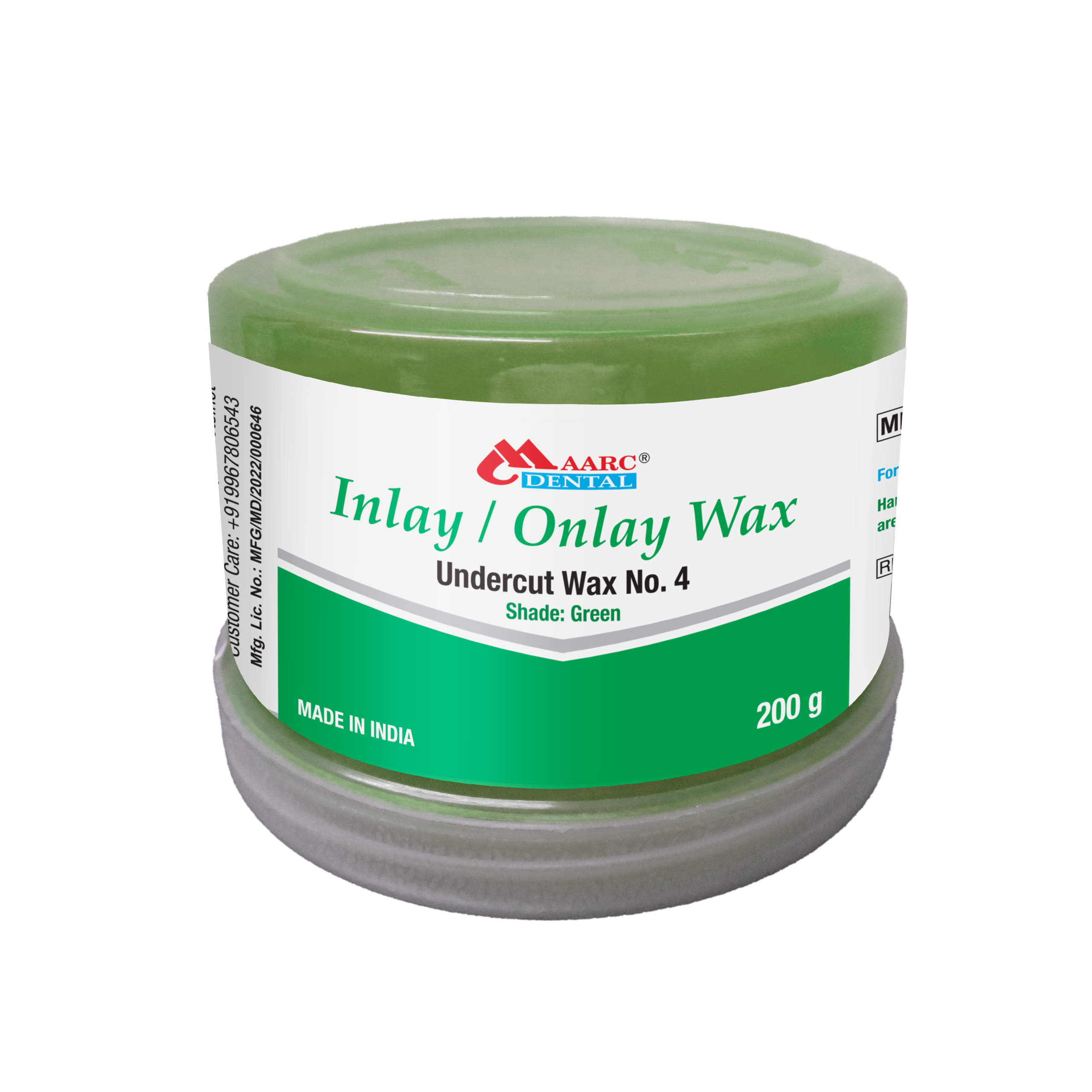 Pattern No.4 Green for Undercut - Image 2