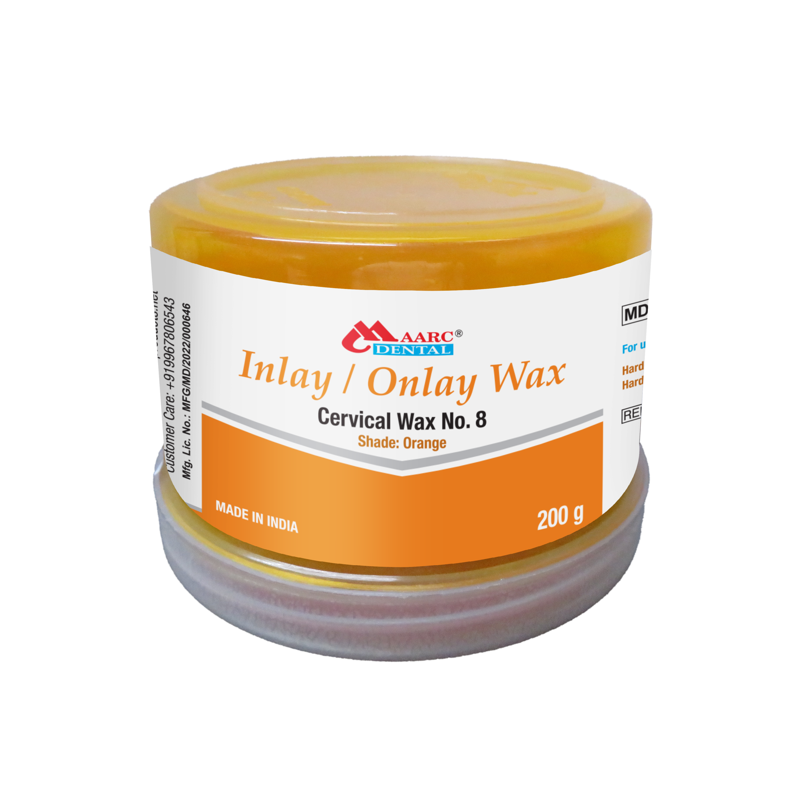 Pattern No.8 Orange for Free Flowing Hard wax - Image 2