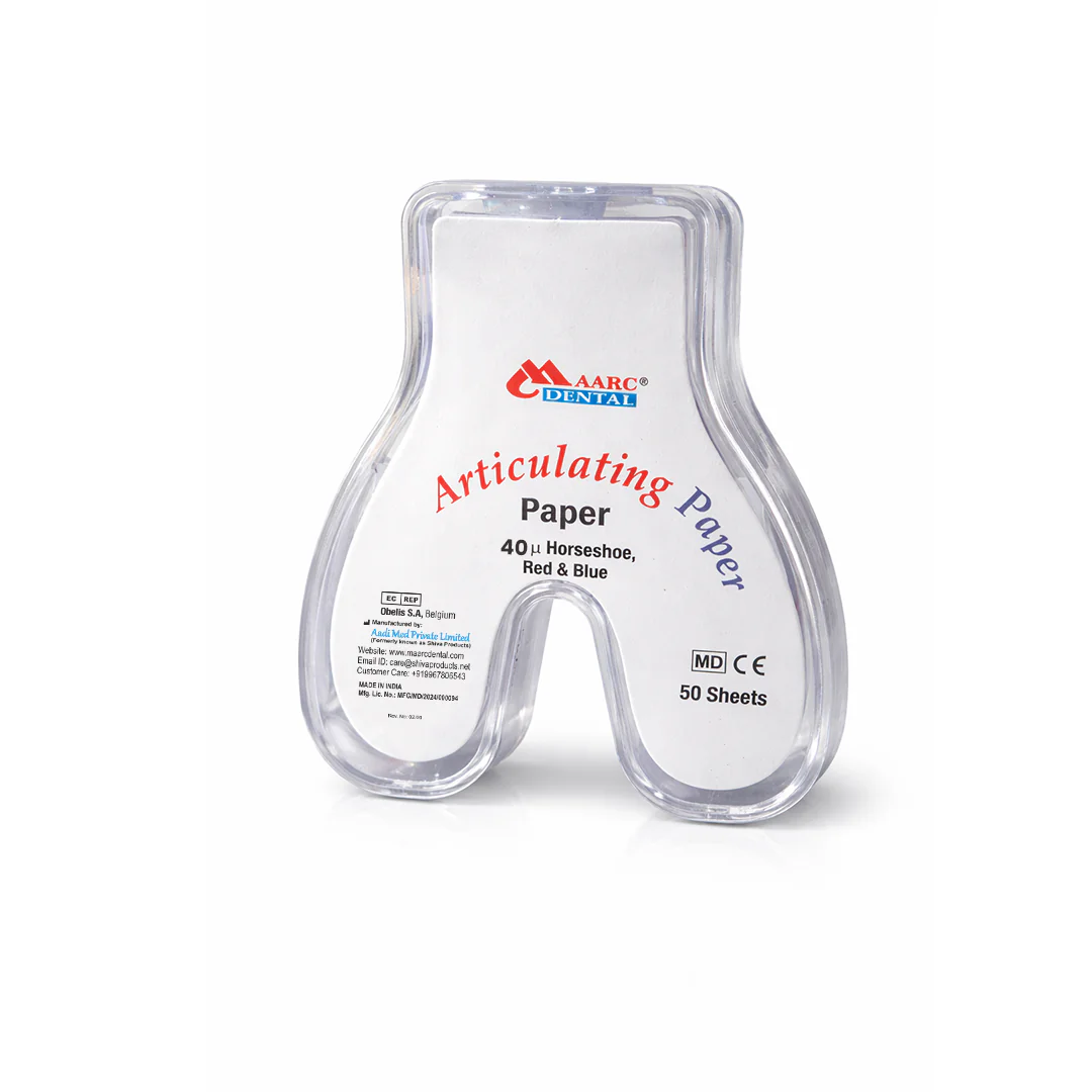 Articulating Paper 40µ -Horse Shoe-Blue & Red